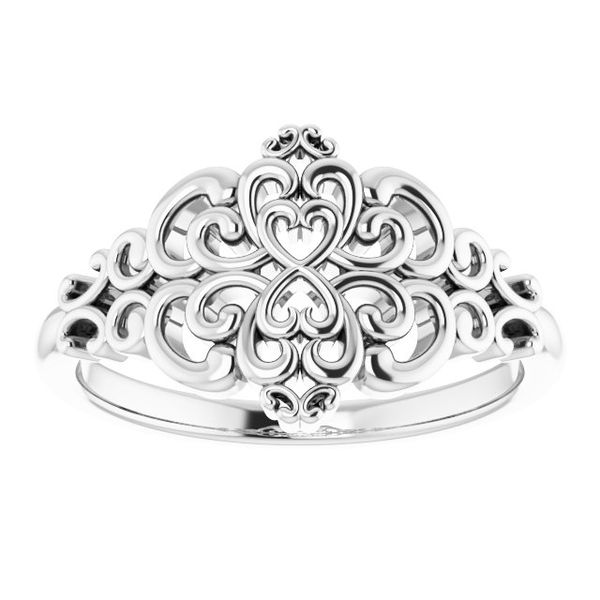 Vintage-Inspired Ring Image 3 Leslie E. Sandler Fine Jewelry and Gemstones rockville , MD