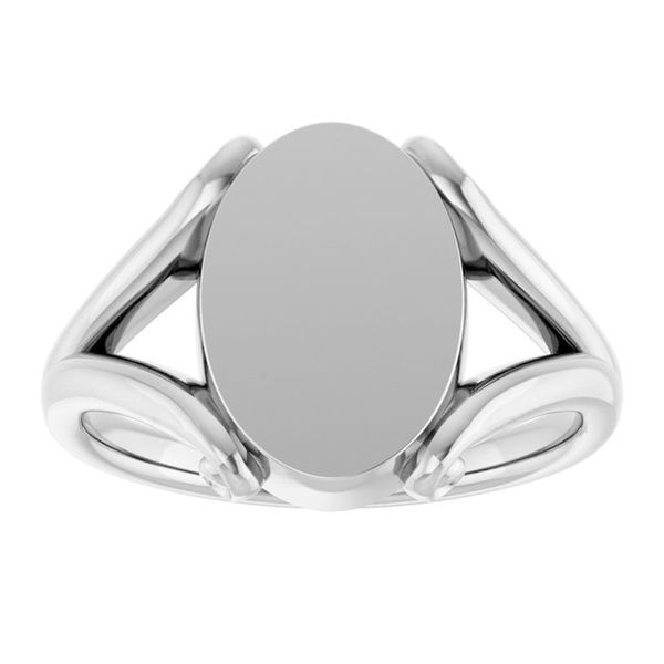 Oval Signet Ring Image 3 D&M Jewelers Green Bay, WI