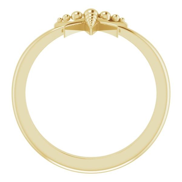 Beaded Star Ring Image 2 Leslie E. Sandler Fine Jewelry and Gemstones rockville , MD
