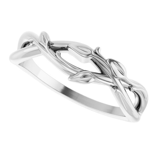 Intertwined Leaf Ring Image 5 James Wolf Jewelers Mason, OH