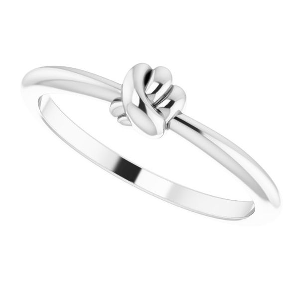 Stackable Knot Ring Image 5 Morrison Smith Jewelers Charlotte, NC