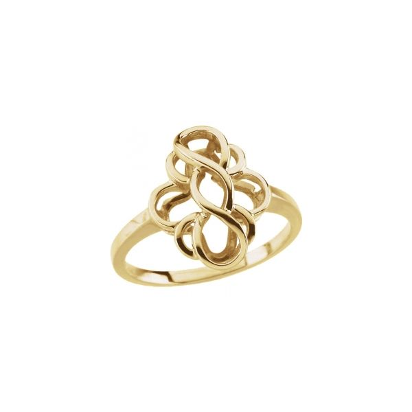 Stuller Negative Space Ring 51629:101:P 14KW - Fashion Rings | S.E. Needham  Jewelers | Logan, UT