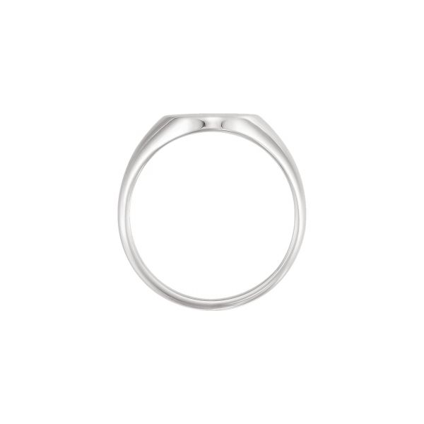 Oval Signet Ring Image 2 Milan's Jewelry Inc Sarasota, FL