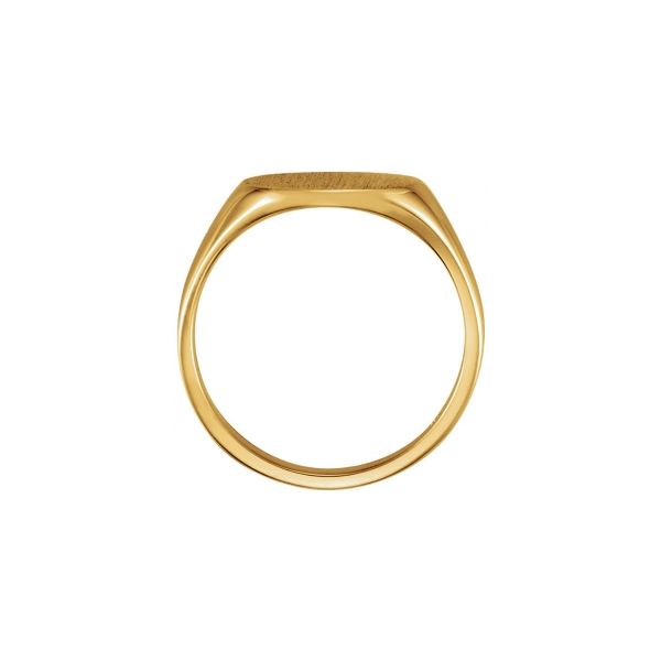 Oval Signet Ring Image 4 Milan's Jewelry Inc Sarasota, FL
