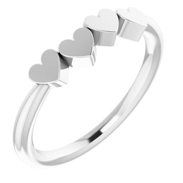 Family Engravable Heart Ring Michigan Wholesale Diamonds , 
