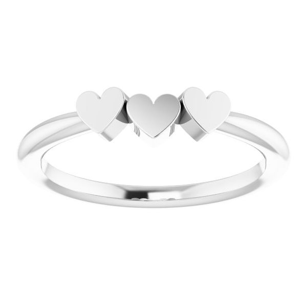 Family Engravable Heart Ring Image 3 Paul James Jewelers Angels Camp, CA