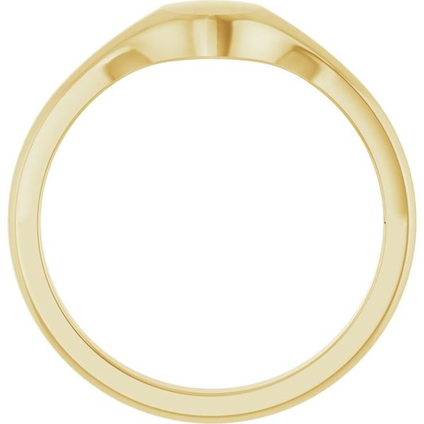 Round Signet Ring Image 2 James & Williams Jewelers Berwyn, IL