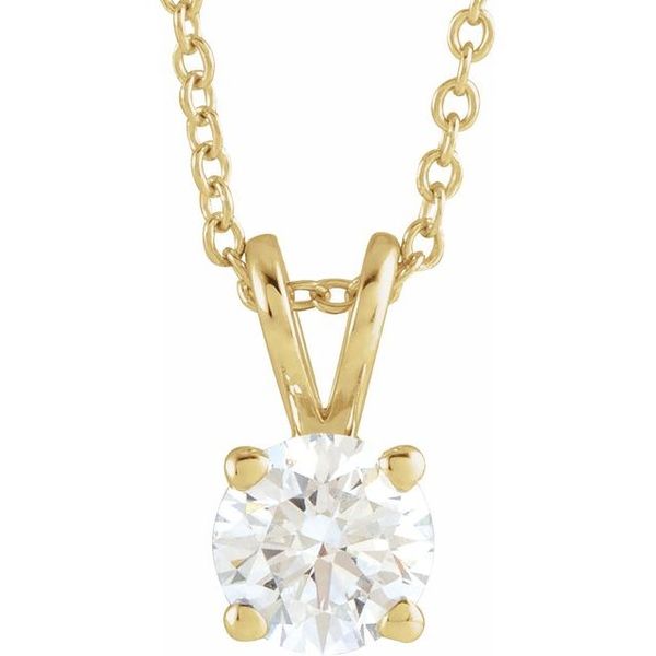 Solitaire Necklace Nick T. Arnold Jewelers Owensboro, KY