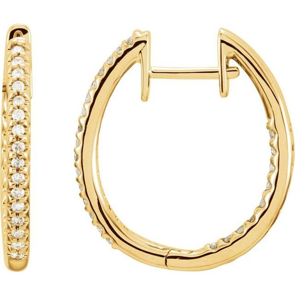 Inside-Outside Hinged Hoop Earrings Comstock Jewelers Edmonds, WA
