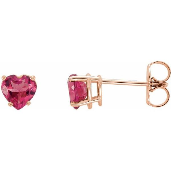 Heart 4-Prong Stud Earrings Biondi Diamond Jewelers Aurora, CO