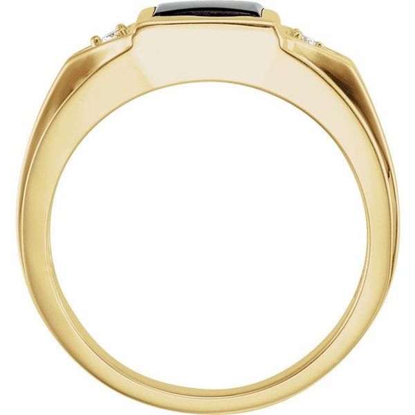 Accented Bezel-Set Ring Image 2 James & Williams Jewelers Berwyn, IL