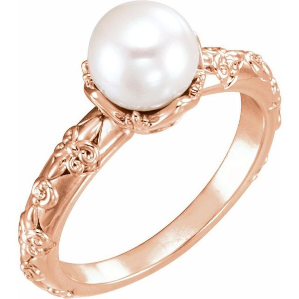 Vintage-Inspired Pearl Ring Young Jewelers Jasper, AL