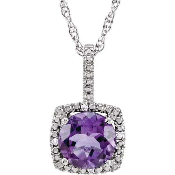 birthstone necklace jcpenney