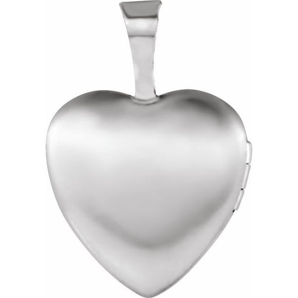 Cross & Heart Locket Image 3 Don's Jewelry & Design Washington, IA