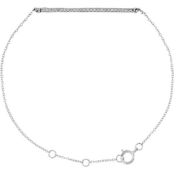 Accented Bar Bracelet Arlene's Fine Jewelry Vidalia, GA