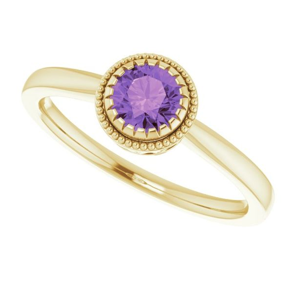Tanzanite and Diamond Rose Gold Birthstone Ring | Elke | Braverman Jewelry