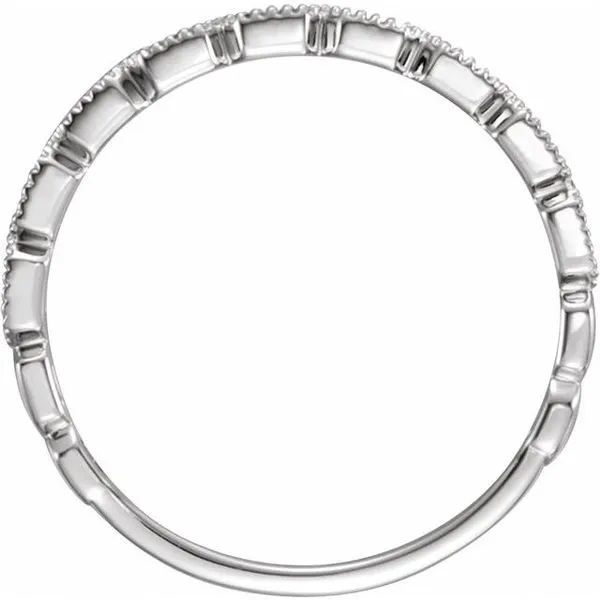 Milgrain Stackable Ring