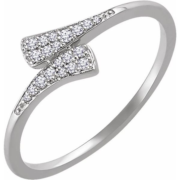 Accented Bypass Ring S&E Jewelers Depew, NY