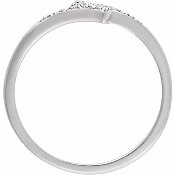 Accented Bypass Ring Image 2 S&E Jewelers Depew, NY