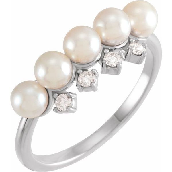 Stackable Pearl Ring D&M Jewelers Green Bay, WI