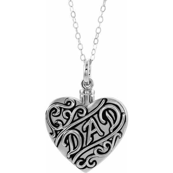 Cylinder Style Memorial Cremation Jewelry Urn Ashes Holder Necklace (Silver  Lord is Prayer Cross Cylinder) - Walmart.com