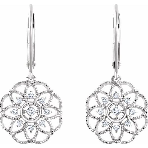 Granulated Filigree Earrings Image 2 Priddy Jewelers Elizabethtown, KY