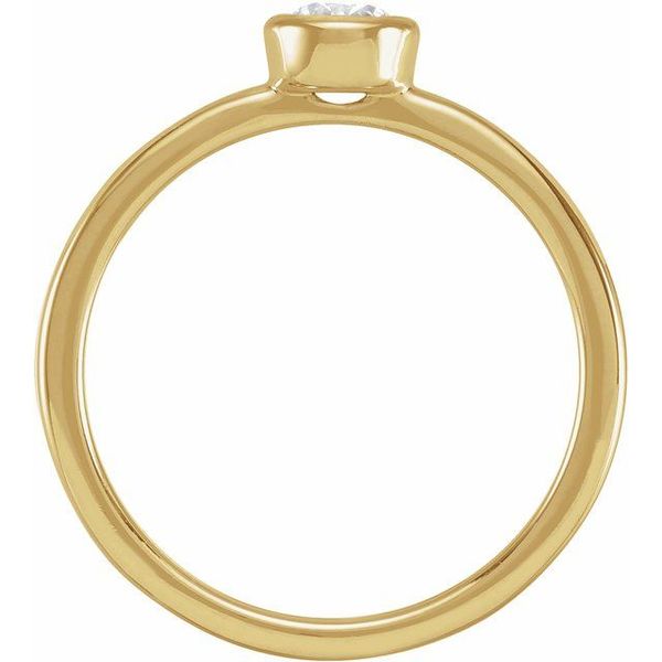 Bezel-Set Ring Image 2 Moseley Diamond Showcase Inc Lexington, SC