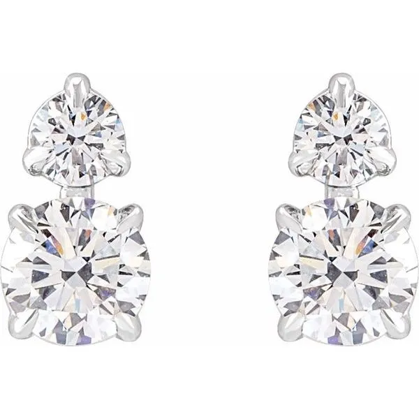 Lab grown hot sale diamonds earrings