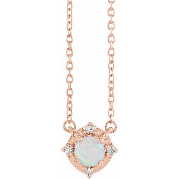 Halo-Style Birthstone Necklace Diny's Jewelers Middleton, WI