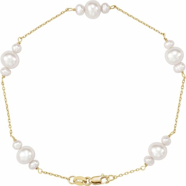 Pearl Necklace or Bracelet Michigan Wholesale Diamonds , 