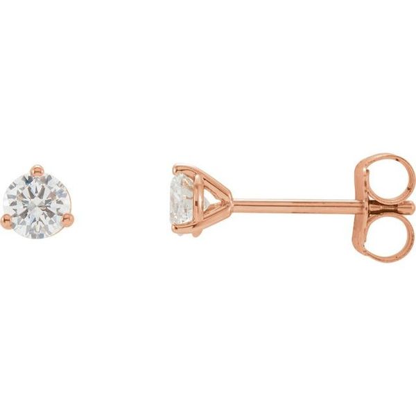 Round 3-Prong Cocktail-Style Stud Earrings Priddy Jewelers Elizabethtown, KY