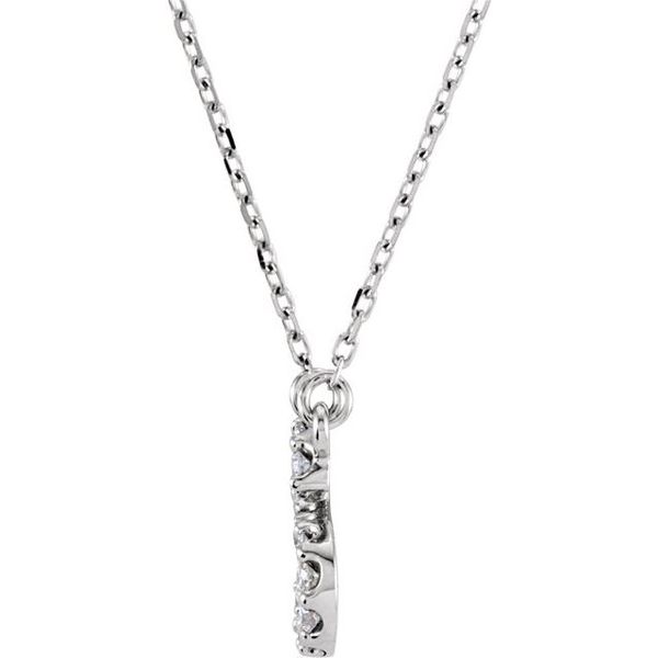 Initial Necklace Image 3 Michigan Wholesale Diamonds , 