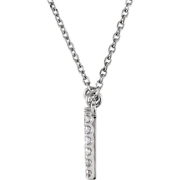 Initial Necklace Image 3 Michigan Wholesale Diamonds , 