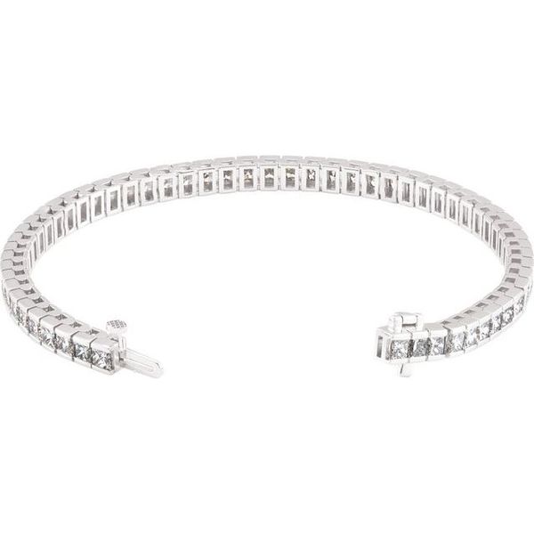 Accented Line Bracelet Image 2 Michigan Wholesale Diamonds , 