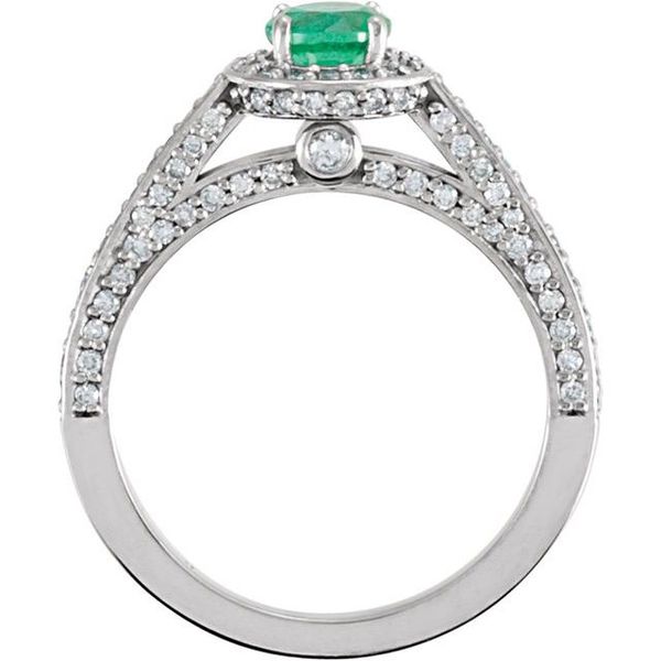 Halo-Style Engagement Ring or Band Image 2 Michigan Wholesale Diamonds , 