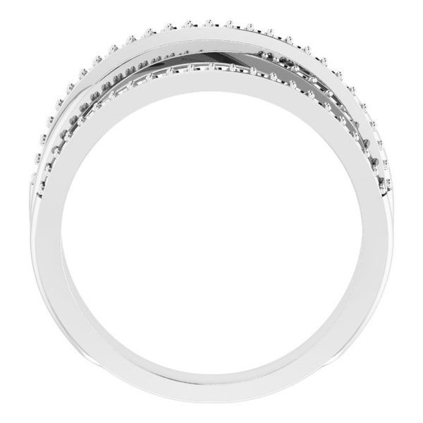 Criss-Cross Ring Image 2 David Mann, Jeweler Geneseo, NY