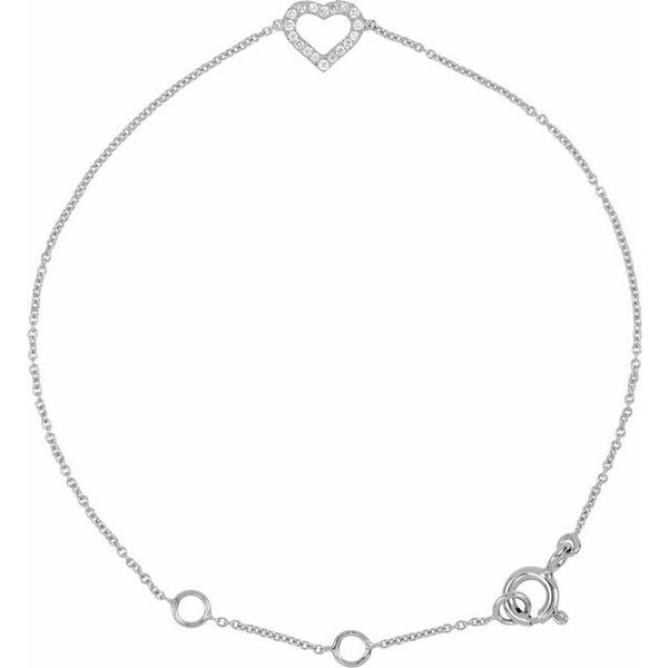 Heart Bracelet Colonial Jewelers of Easton Easton, MD