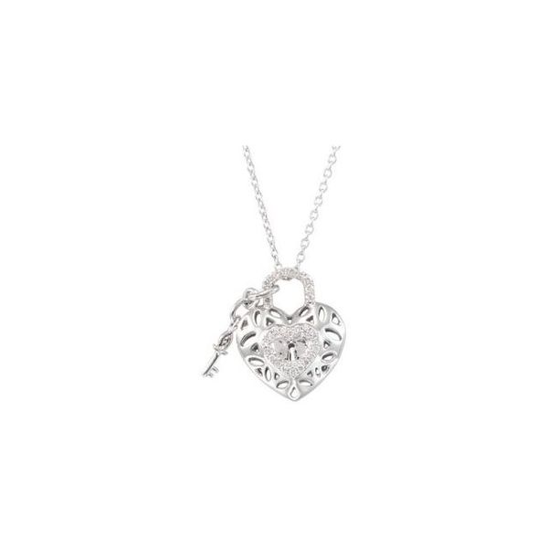 Heart Lock Necklace Don's Jewelry & Design Washington, IA