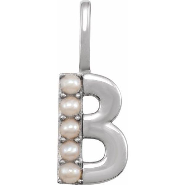 Pearl Initial Charm/Pendant Clater Jewelers Louisville, KY