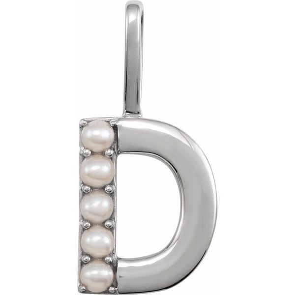 Pearl Initial Charm/Pendant Barron's Fine Jewelry Snellville, GA