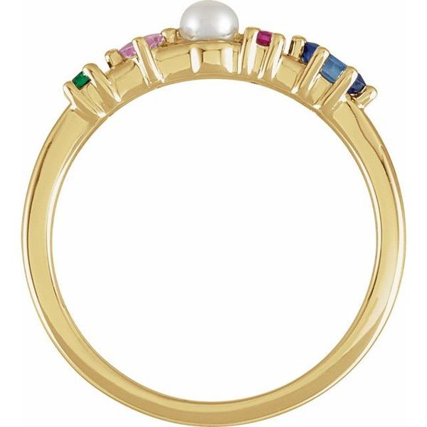 Accented Pearl Ring Image 2 Barron's Fine Jewelry Snellville, GA