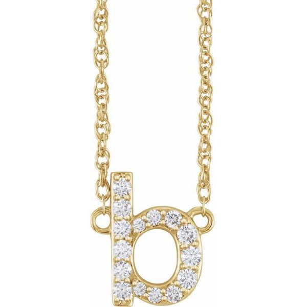 Lowercase Initial Necklace S&E Jewelers Depew, NY