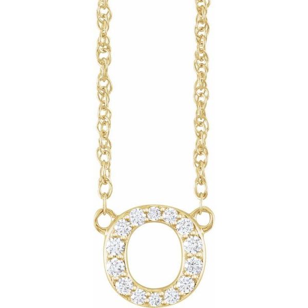 Stuller Lowercase Initial Necklace 688936:142:P Michael's