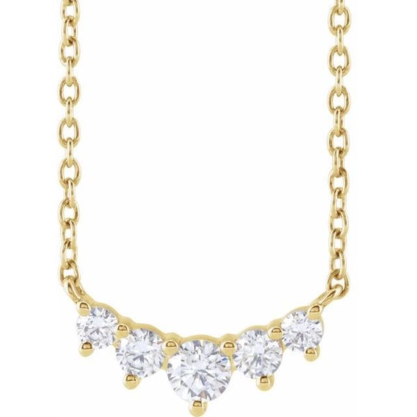 Lab-Grown Diamond Graduated Necklace Priddy Jewelers Elizabethtown, KY