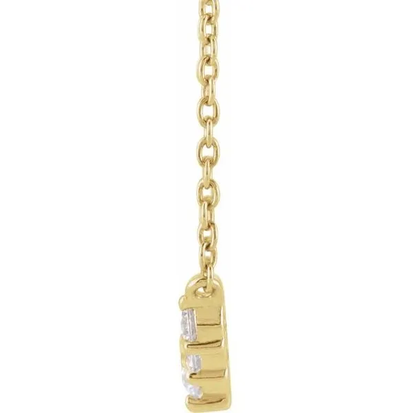 Lab-Grown Diamond Graduated Necklace Image 2 Priddy Jewelers Elizabethtown, KY