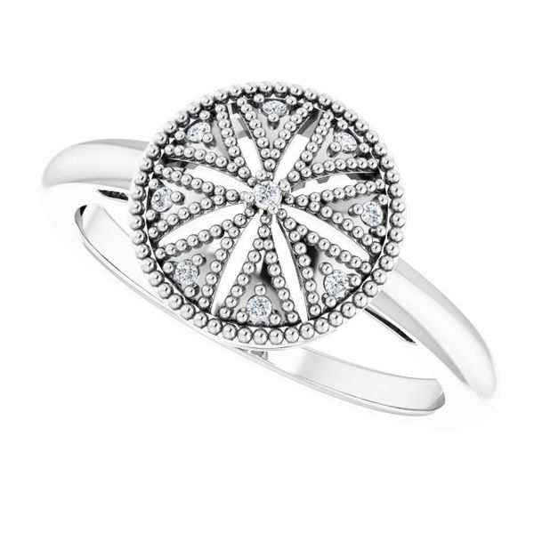 Granulated Filigree Ring Image 5 Moseley Diamond Showcase Inc Lexington, SC