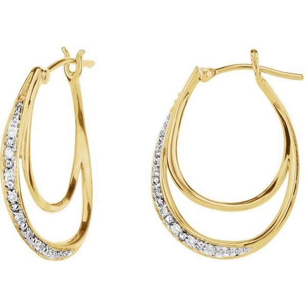 Accented Hoop Earrings Ask Design Jewelers Olean, NY