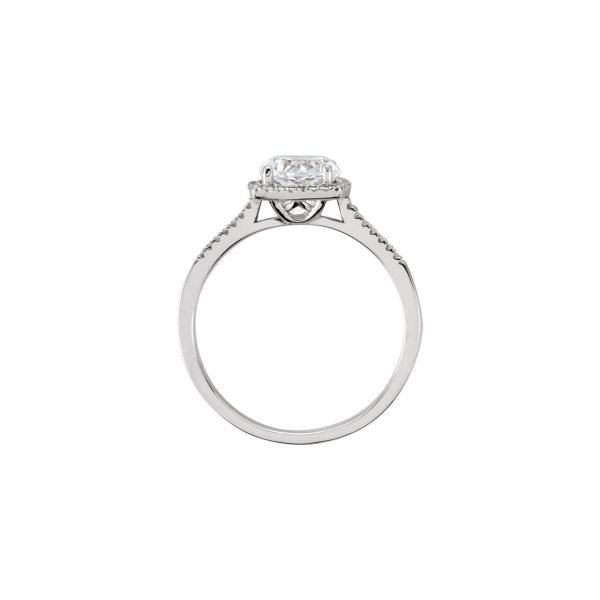 Halo-Style Birthstone Ring  Image 2 Milan's Jewelry Inc Sarasota, FL
