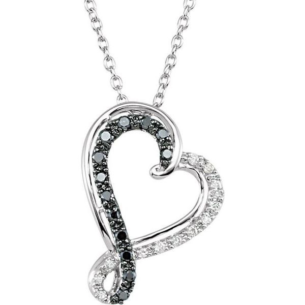 Infinity-Inspired Heart Necklace Ask Design Jewelers Olean, NY