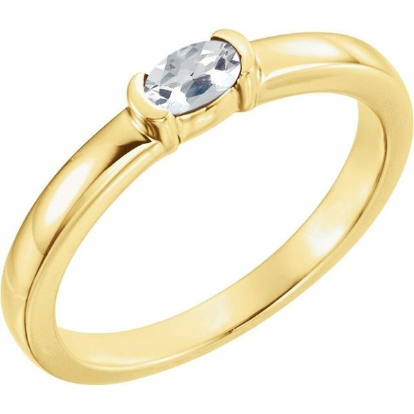 Stuller Halo-Style Ring 71606:70030:P 14KR - Gemstone Rings | Beckman  Jewelers Inc | Ottawa, OH